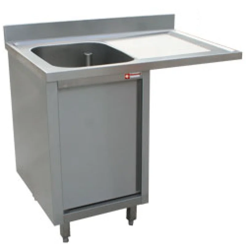 Acheter Direct Plonge inox sur meuble 1 bac avec égouttoir à droite 1400x700mm DIAMOND - L1411VD-AS