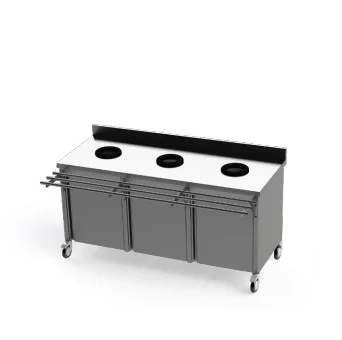 Dernière Chance Meuble de tri adossés1250mm de Longueur