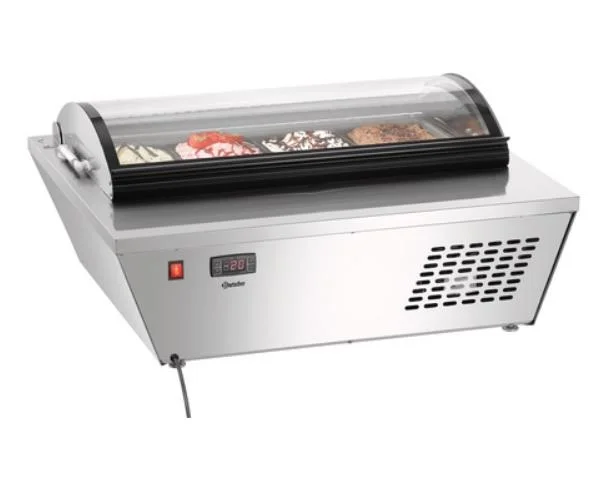 Vitrine à glaces 4 bacs de 6,5 litres à poser BARTSCHER - 700228 Affaire À Saisir