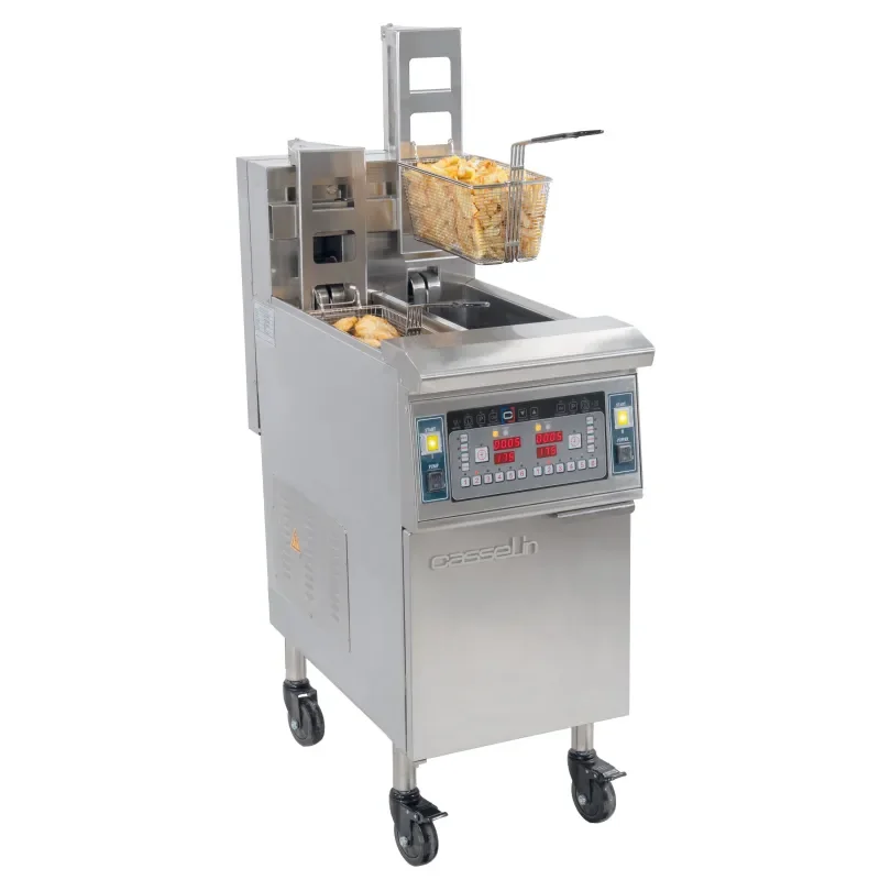 Friteuse professionnelle électrique haut-rendement 2 x 12 Litres avec relevage automatique CASSELIN Achetez Aujourd’hui