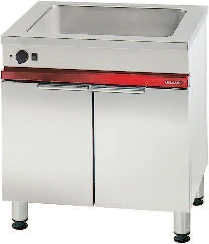 Bain-marie électrique GN2/1 sur placard AMBASSADE Nouvelle Collection