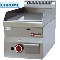 Plancha professionnelle gaz lisse 1 zone DIAMOND profondeur 600mm Offre Limitée