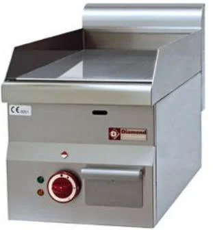 Expédition Rapide Plancha professionnelle électrique lisse 1 zone DIAMOND profondeur 600mm