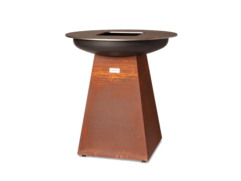 Barbecue brasero plancha hauteur 100cm version corten ONFIRE Meilleure Vente