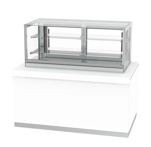 Vitrine réfrigérée verticale avec cuve pour 4 bacs GN1/1 INFRICO - Série SELF-SERVICE - Gastrobuffets Certifié