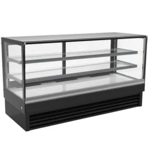 Vitrine réfrigérée de comptoir Longueur 2000mm COMBISTEEL - Noire Achat Immédiat
