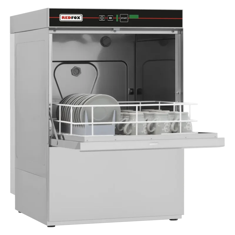Lave-verres professionnel panier 40x40cm avec pompe de vidange REDFOX Jusqu’à Épuisement Des Stocks