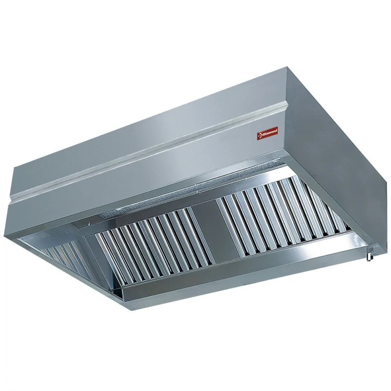 Offre Exclusive Hotte professionnelle centrale sans moteur 2600x2200mm DIAMOND