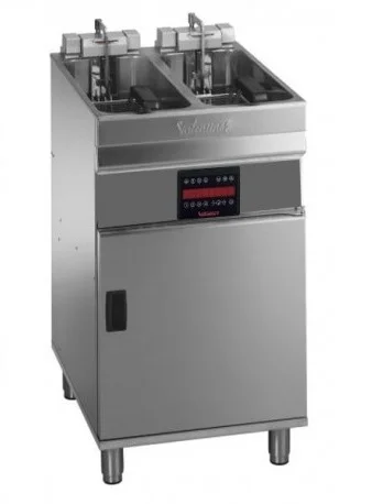 Friteuse professionnelle électrique 2 x 9/10 Litres commandes électroniques sur socle VALENTINE - EVOC Offre Spéciale