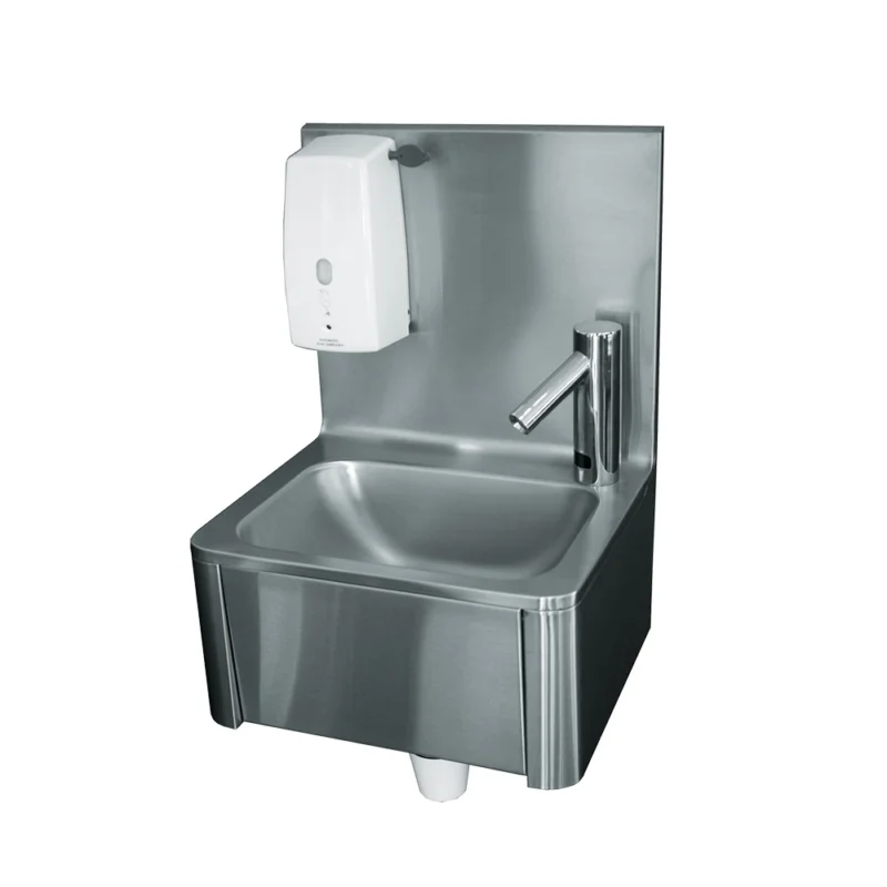 Lave mains électrique inox avec distributeur de savon 500ml BERTRAND - LP/40 Top Vente