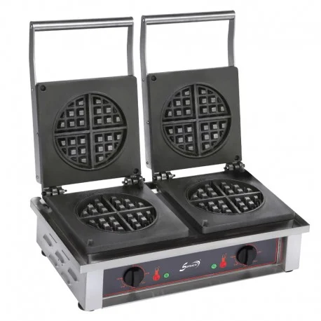 Gaufrier électrique double diamètre 185mm SOFRACA Promotion Saisonnière