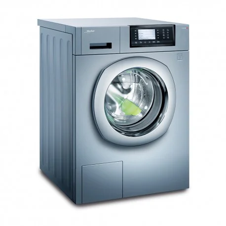 Lave linge inox 8 kg avec kit monnayeur jetons et vanne de vidange MERKER - WSI 970 V-2 Promotion
