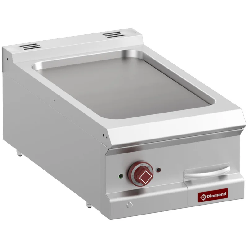 Prix Cassé Plancha professionnelle électrique lisse en fonte 1 zone DIAMOND profondeur 700mm