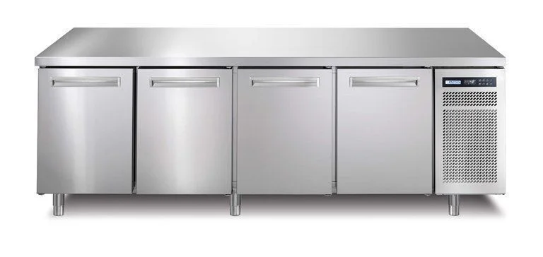 Table réfrigérée centrale 4 portes profondeur 700 AFINOX Produit De Marque