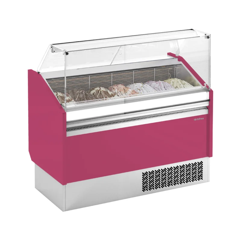 Livraison Express Vitrine réfrigérée à crème glacée 10 bacs série Ibiza INFRICO