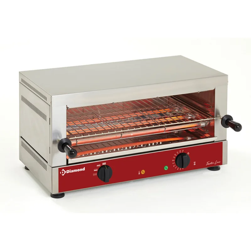 Bon Plan Toaster-salamandre électrique GN 1/1 1 étage (520x320) à Quartz DIAMOND - MS12/R-N