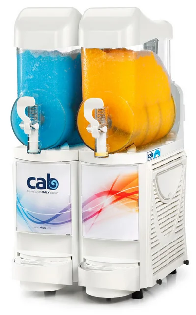 Distributeur de granité 2 cuves 10 litres blanc FABY SKYLINE CAB Meilleure Vente