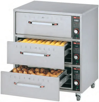 Commande En Gros 3 tiroirs chauffants pour service rapide HATCO