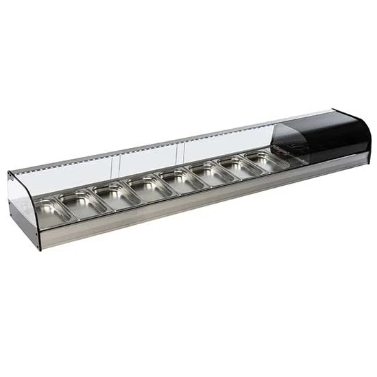 Vitrine à tapas réfrigérée 8x GN1/3 MASTRO - TPFR8IA Top Vente