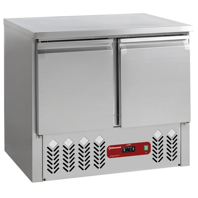 Offre Exclusive Saladette négative inox 2 portes DIAMOND