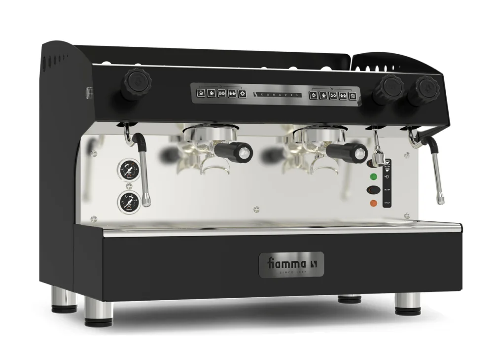 Offre Du Jour Machine à café expresso 2 groupes automatiques CARAVEL 2 CV FIAMMA