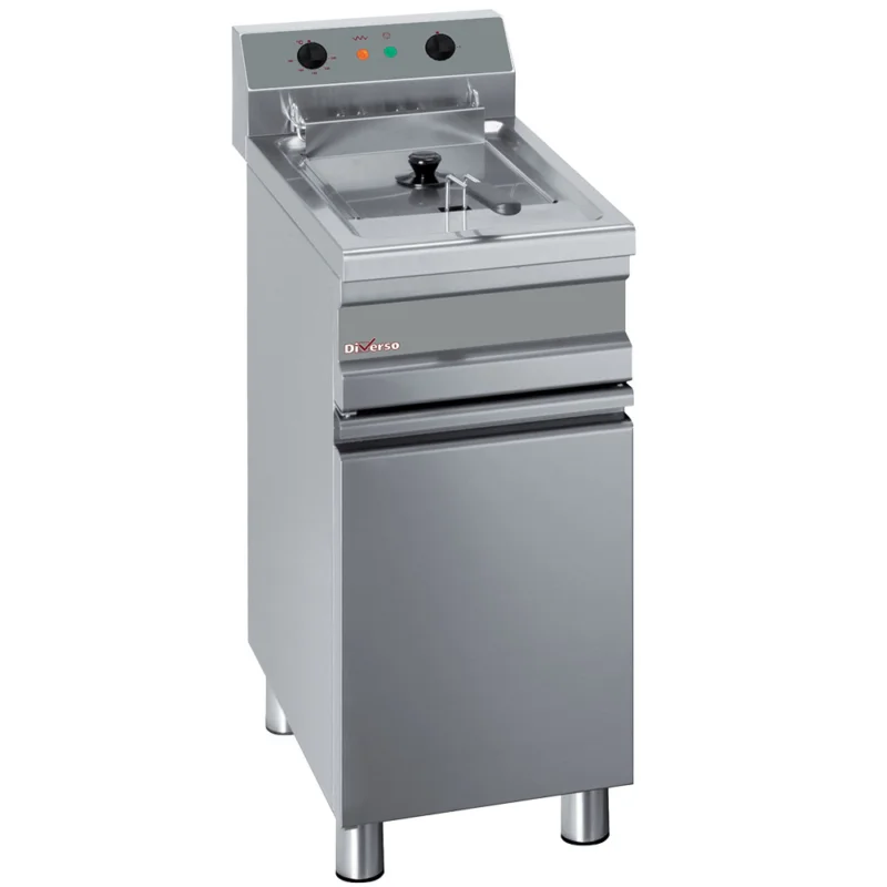 Friteuse professionnelle électrique 14 litres sur socle Diverso by DIAMOND Authentique