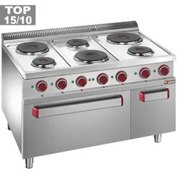 Acheter Direct Fourneau 6 plaques sur four électrique GN2/1 DIAMOND