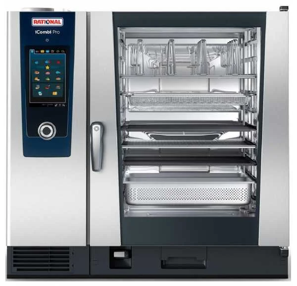 Authentique Four mixte électrique 10 niveaux GN2/1 iCombi Pro RATIONAL - 10-2/1