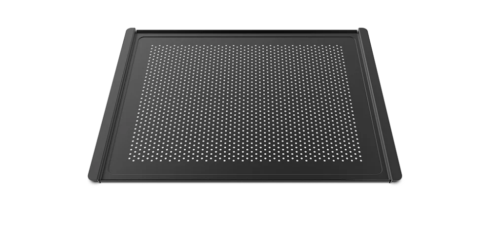Plaque en aluminium antiadhérente micro-perforée 460x330 FLORO.BLACK Vente Directe
