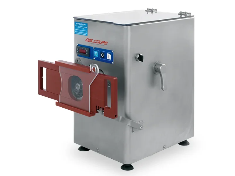 Bon Plan Hachoir réfrigéré triphasé bouche 82mm 280Kg/h avec portionneur série HR DELCOUPE