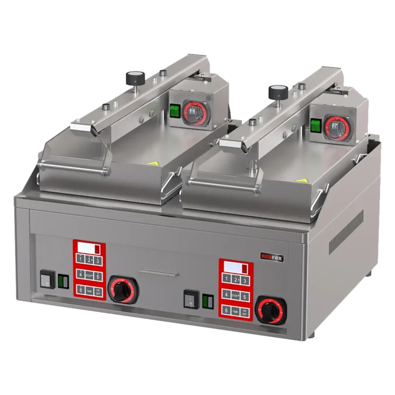 Clam électrique double chromé programmable avec relevage automatique - 2 presses REDFOX Offre Exclusive