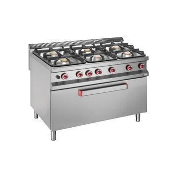 Produit De Marque Fourneau 6 feux vifs sur grand four gamme 900 DIAMOND