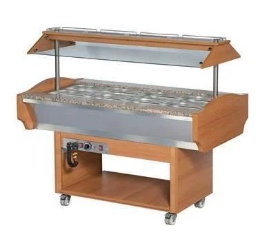 Buffet réfrigéré centralavec cuve pour bacs GN1/1 Promotion Saisonnière
