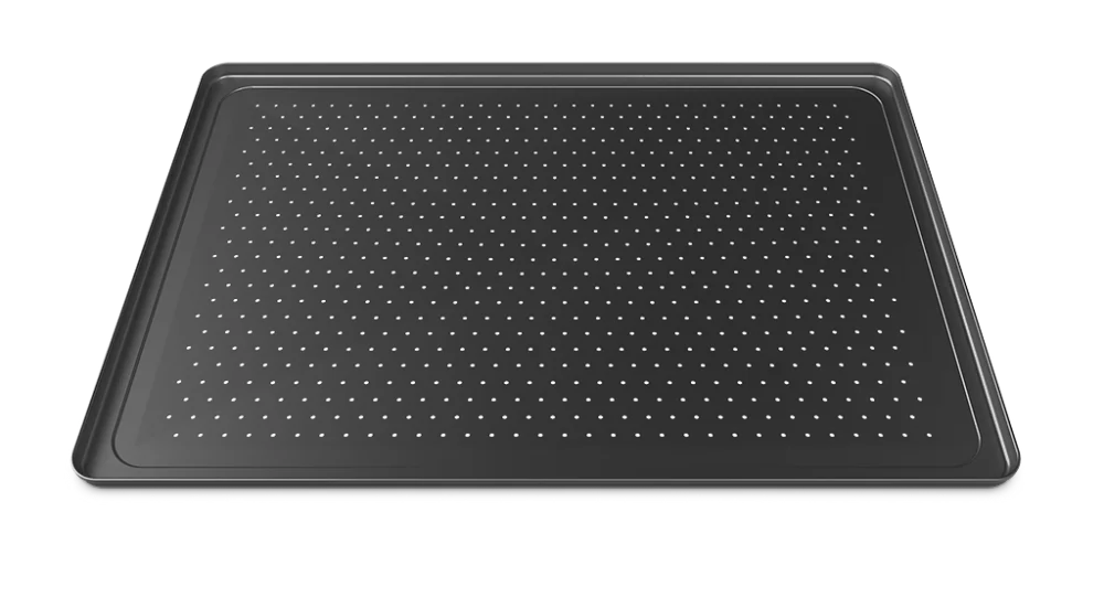 Plaque en aluminium antiadhérente micro-perforée 600x400 FORO.BLACK Populaire