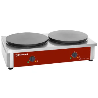 Réduction Crêpière électrique double diamètre 40cm DIAMOND