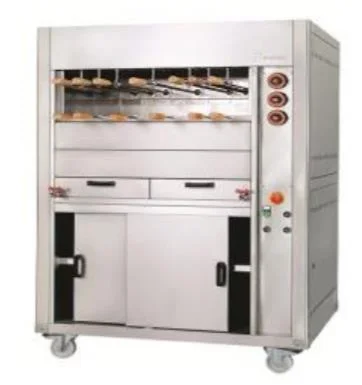 Grill professionnel à gaz double pour Rodizio 13 broches GRELHACO - RBG Nouveauté