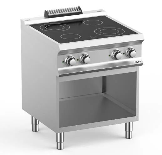 Commander Maintenant Plaque de cuisson vitrocéramique 4 zones sur placard ouvert MBM - DOMINA PRO 700