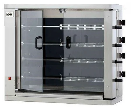Livraison Express Rôtissoire professionnelle vitrocéramique 4 broches MCM