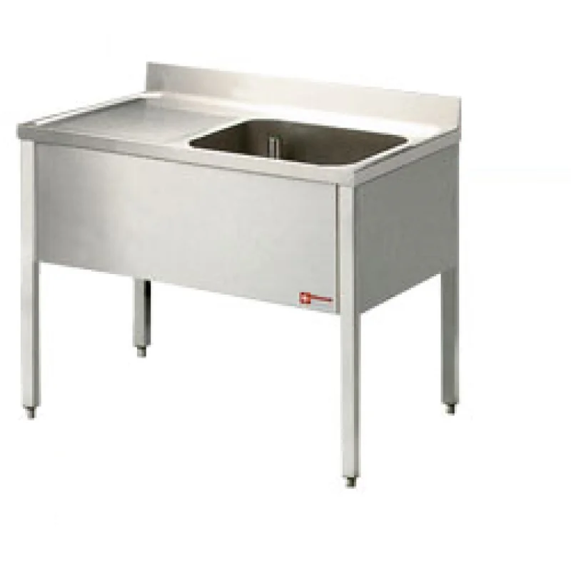 Acheter En Ligne Plonge inox 1 bac égouttoir à gauche 1400x700mm DIAMOND