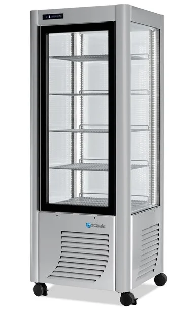 Usine Directe Vitrine réfrigérée 4 faces vitrées positive ventilée spécial chocolat SCAIOLA - PRAL 400F