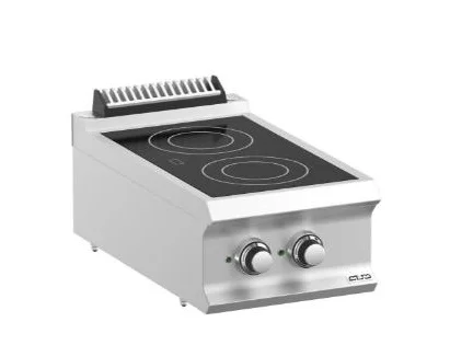 Plaque de cuisson vitrocéramique 2 zones à poser MBM - DOMINA PRO 700 Dernière Chance