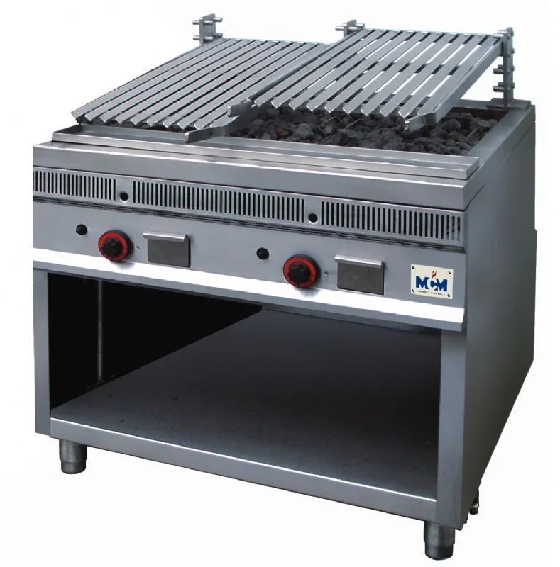 Bon Plan Grill charcoal 2 zones sur socle MCM