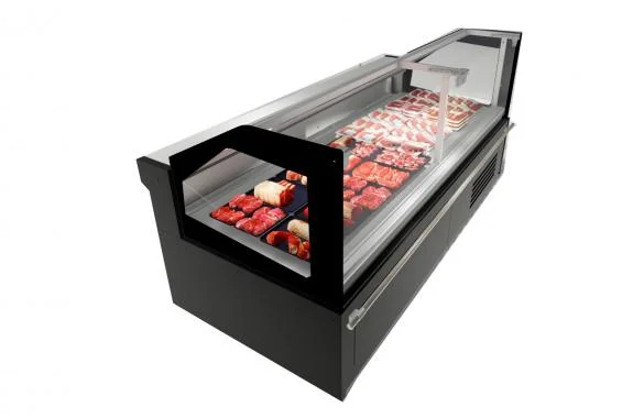 Vitrine réfrigérée horizontale vitre droite longueur 2580mm KANGAR SEDA Expédition Rapide