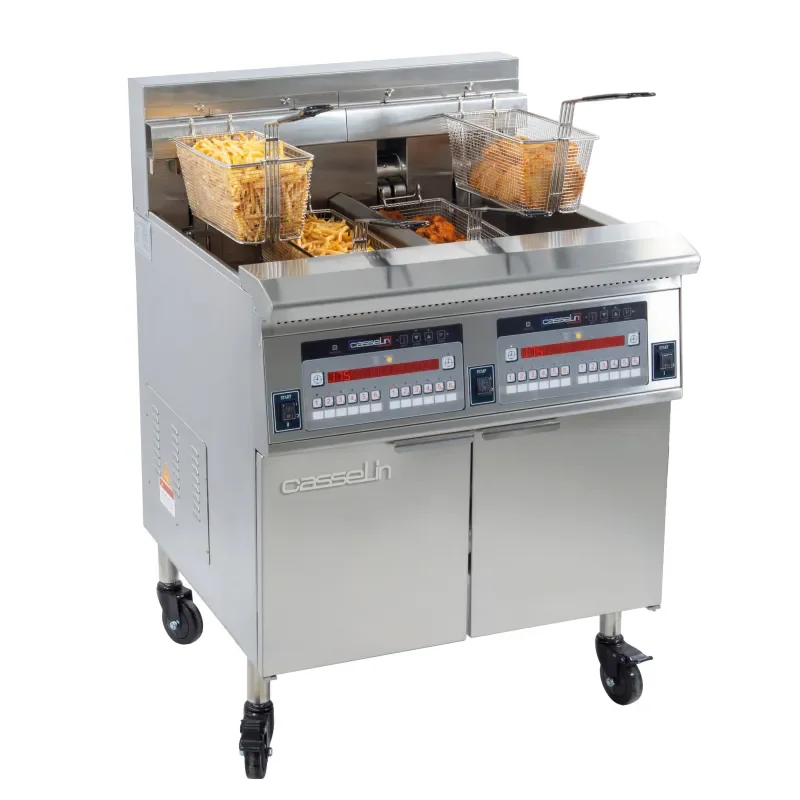 Friteuse professionnelle électrique haut-rendement 3 x 12 Litres CASSELIN Affaire À Saisir