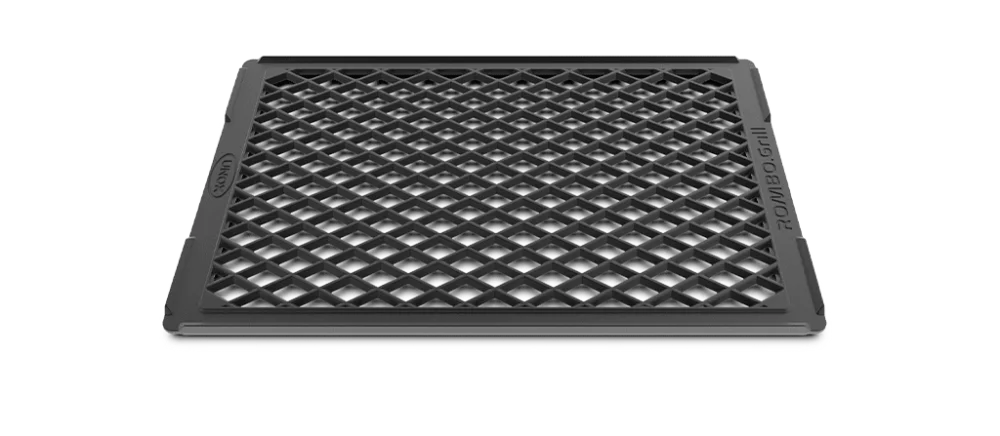 Vente Flash Plaque en aluminium antiadhésive avec double finition : côté rayé et côté romboïdale GN 1/1, GN 2/1 ROMBO.GRILL