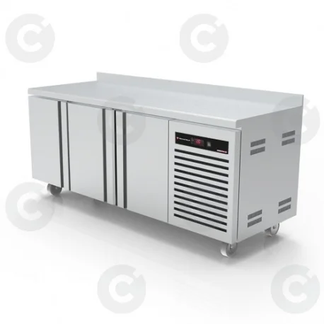 Desserte réfrigérée négative 3 portes profondeur 600mm TECHNITALIA Expédition Rapide