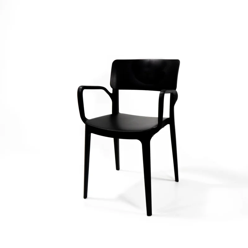 Achetez Aujourd’hui Fauteuil d'intérieur et d'extérieur en polypropylène noir WING VEBA
