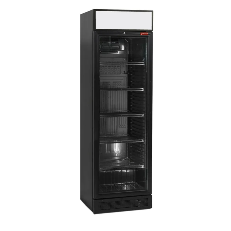 Achat Immédiat Armoire à boisson 1 porte 380L noir avec caisson lumineux DIAMOND
