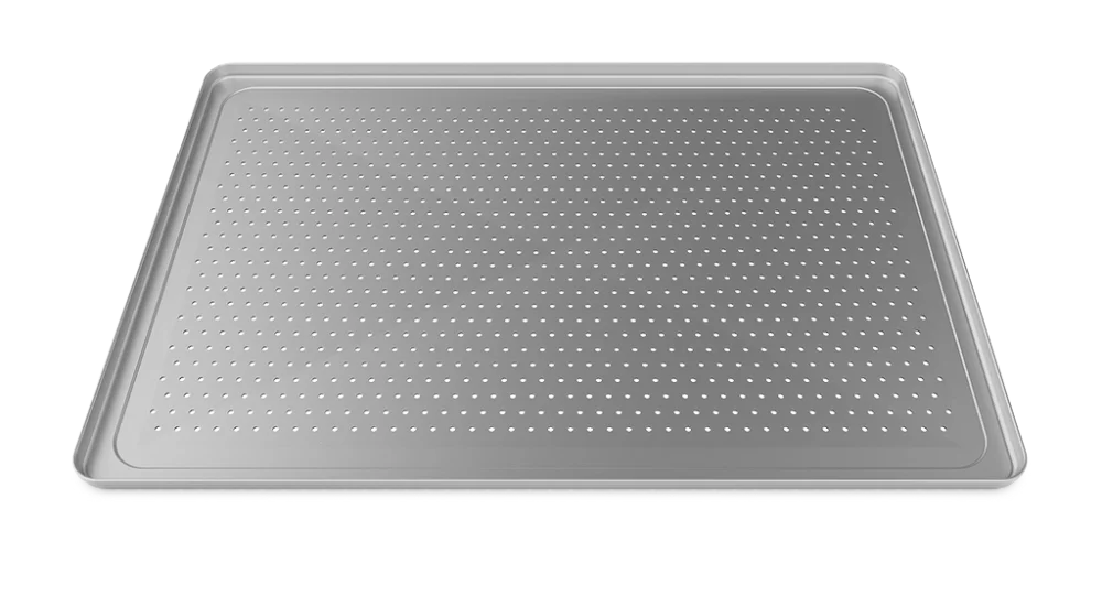 Plaque à pâtisserie en aluminium micro-perforée. Commandeable en multiples de 2 pièces 600x400 FORO.BAKE Petit Prix