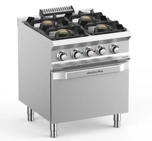 Fourneau 4 feux vifs sur four électrique ventilé MBM - DOMINA PRO 700 Marque